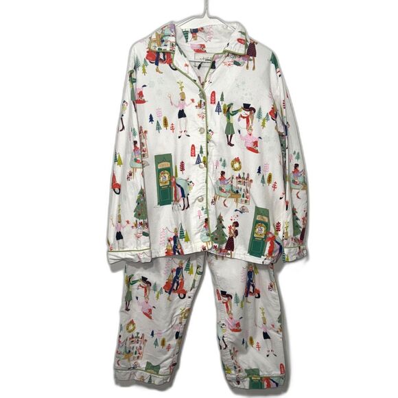The Cat's Pajamas Holiday Hipster Flannel Pajama Set - M - Picture 2 of 8